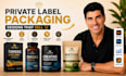 amazon packaging design, private label design, amazon fba label packaging design