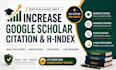 increase google scholar citation, backdated citation, scopus citation, h index