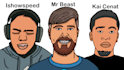 draw a 2d catchy thumbnail like the paint explainer, simple paint and more