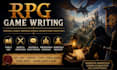 write rpg and video game rpg dialogue, lore, novel, tableltop and quests rpg