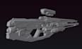 do 3d modelling of a gun model