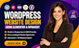 design professional wordpress website using elementor wpbakery visual composer