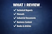 review and proofread technical documents professionally