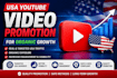 do USA youtube promotion, USA channel promotion