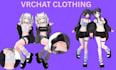 do custom vrchat outfit vrchat clothing vrchat avatar vtuber nsfw avatar