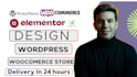 design ecommerce online store using webshop or wordpress woocommerce website
