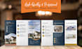 design a flyer, postcard and brochure