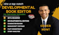 developmental edit romance novel improve pacing character arcs story flow
