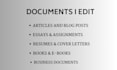 proofread and improve your content professionally