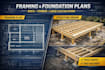 draw foundation framing plan deck drawing timber structure load calc plot plan