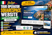 build italian tour operator squarespace website viator booking integrate airbnb