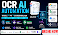 build ocr agent invoice PDF data extraction n8n airtable copilot CRM automation