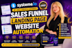 systeme io sales funnel systeme io landing page systeme io website automation