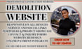 demolition website engineering website excavation website demolition company web