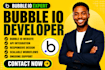 develop bubble io website saas mvp expert bubble developer full stack developer