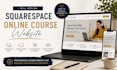 build a squarespace online course website with membership and coaching programs