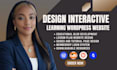 design interactive learning website educational blog with guides and lesson plan