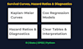 perform survival analysis and cox regression for time to event data