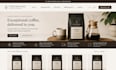 design squarespace coffee website subscription roaster site brewing guide site