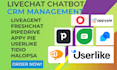 setup crm chatbot liveagent freshchat pipedrive appy pie userlike tidio halopsa