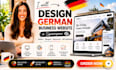 design modern german squarespace website redesign bilingual website development