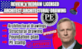 do framing structural engineer, foundation plan, mep permit drawing