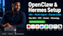 install setup openclaw hermes agent n8n multi agent claude code fix vps mac mini