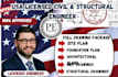 usa permit ready plan, structural engineer, foundation plan, roof framing plan