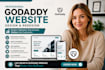 design godaddy website redesign godaddy website development
