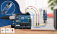 design arduino fritzing schematic, breadboard wiring diagram, ir sensor circuit