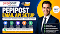 setup pepipost email API low cost transactional email delivery setup