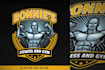 professional fitness logo design with powerful style