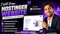 design hostinger website, hostinger wordpress website redesign and SEO setup