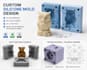 create custom silicone molds in 3d cad