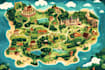 design business vector map of any location