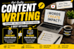 write engaging SEO friendly content and blog posts