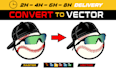 vector tracing, convert logo to vector and vectorize image