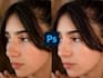 professionally retouch portraits for luminous skin