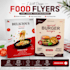 design food social media posts and flyers