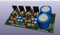 design class d audio amplifier pcb with esp32, bluetooth and dsp audio system