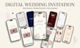 create an elegant digital wedding invitation website