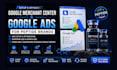 setup gmc and google ads merchant center for peptide brands