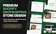 do german shopify website design, redesign germany shopify website dropshipping