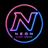 create a futuristic neon gaming logo