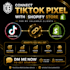 setup tiktok pixel and events tracking professionally