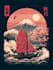 do a japanese t shirt illustration