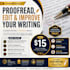 proofread, edit and improve your writing skills