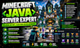 develop and setup professional minecraft java servers and plugins