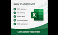 solve excel problems as an excel expert