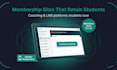 build lms online educational course website, elearning website